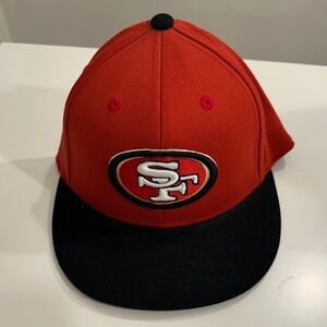 Red and Black San Francisco 49ers Logo Cap